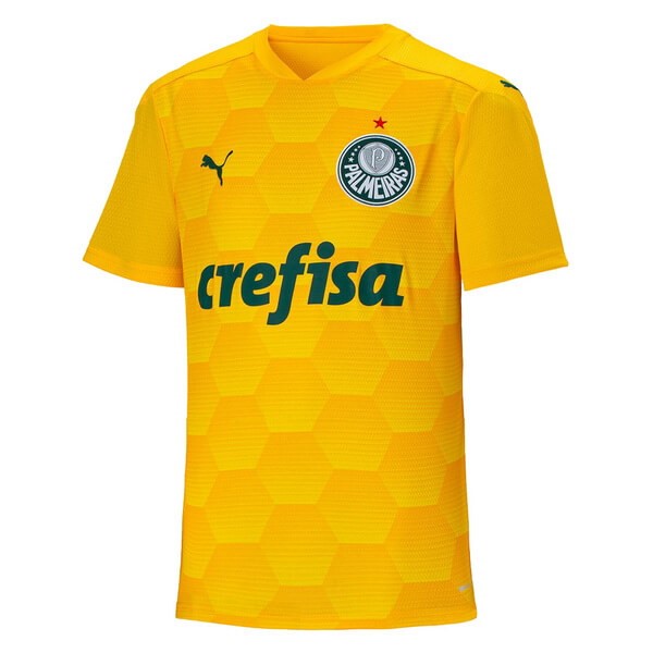 Tailandia Camiseta Palmeiras Primera equipación Portero 2020-2021 Amarillo